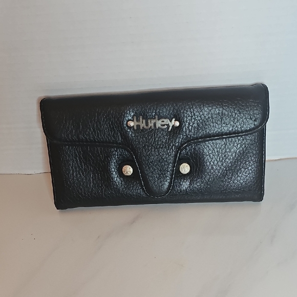 Hurley Handbags - Hurley Black Textured Wallet